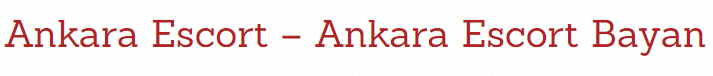 ankara escort